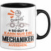 Mechaniker Geschenk Tasse So Gut Kann Nur Ein Mechaniker Aussehen Geschenkidee Kaffee-Becher Schwarz Trendation