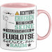 Fluglotse Geschenk Tasse Lustiger Spruch Erheben Sie Sich Der Fluglotse Betritt den Raum Rosa Trendation