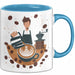 Barista Tasse Geschenk Lustige Geschenkidee Spruch Für Kaffee Liebhaber Blau Trendation