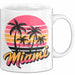 Miami Florida USA Tasse Geschenk Lustige Geschenkidee Spruch Weiß Trendation