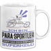 Para-Sportler Geschenk Tasse Ich Bin Para-Sportler Aber Sag Doch Einfach Superheld Lustige Geschenkdiee für Para-Sportler Kaffee-Becher Weiß Trendation