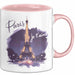 Frankreich Paris Eiffelturm Tasse Geschenk Lustige Geschenkidee Spruch Rosa Trendation