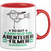 Abenteuerfilmer Geschenk Tasse So Gut Kann Nur Ein Abenteuerfilmer Aussehen Geschenkidee Kaffee-Becher Rot Trendation