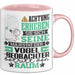 Vogelbeobachter Geschenk Tasse Lustiger Spruch Erheben Sie Sich Der Vogelbeobachter Betritt den Raum Rosa Trendation