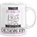 Designerin Tasse Geschenk Becher Stark Attraktiv Furchtlos Designerin Lustige Geschenkidee Weiß Trendation