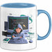 Ethical Hacker Tasse Geschenk Lustige Geschenkidee Spruch Für White Hat Codierer Blau Trendation
