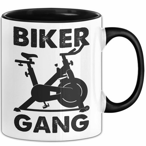 Biker Gang Tasse Geschenk Cardio Zuhause Fitness-Bike Geschenkidee Becher Trendation