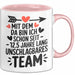 Romantische Pärchen Tasse Geschenk Team seit 12,5 Jahren Geschenkidee Lustig Rosa Trendation