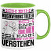 Musikveranstalter Geschenk Tasse Lustige Geschenkdiee für einen Musikveranstalter Geburtstag Ich Bin Musikveranstalter Ich Kann Es Dir Erklären Aber Nicht Für Dich Verstehen Grün Trendation