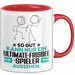 Ultimate-Frisbee-Spieler Geschenk Tasse So Gut Kann Nur Ein Ultimate-Frisbee-Spieler Aussehen Geschenkidee Kaffee-Becher Rot Trendation