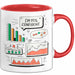 Statistiker Tasse Geschenk Lustige Geschenkidee Spruch Für Daten Analysten Rot Trendation