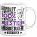 Musikstudent Geschenk Lustiger Spruch für Musikstudent Geschenkidee Bester Musikstudent Der Welt Weiß Trendation