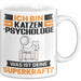 Katzenpsychologe Tasse Geschenk für Katzenpsychologe Geburtstag Lustiger Spruch Kaffee-Becher Was Ist Deine Superkraft Weiß Trendation