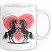 Pferd Tier Herz Tasse Geschenk Lustige Geschenkidee Spruch Weiß Trendation