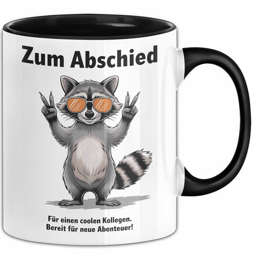 Büroarbeit Kollege Abschied Tasse Geschenk Lustige Geschenkidee Spruch Zum Abschied Für Einen Coolen Kollegen Trendation