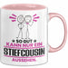 Stiefcousin Geschenk Tasse So Gut Kann Nur Ein Stiefcousin Aussehen Geschenkidee Kaffee-Becher Rosa Trendation