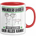 Wanderführer Tasse Geschenk für Wanderführer Der Mann Der Alles Kann Geschenkidee zum Geburtstag Rot Trendation