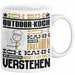 Outdoor-Koch Geschenk Kaffee-Tasse Geschenkidee für Outdoor-Koch Ich Bin Outdoor-Koch Ich Kann Es Dir Erklären Jedoch Nicht Für Dich Verstehen Spruch Lustig Weiß Trendation