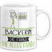 Bäckerin Geschenk Tasse Becher Die Frau Die Allen Kann Geschenkidee für eine Bäckerin Lustig Weiß Trendation