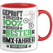 BMX-Fahrer Geschenk Lustiger Spruch für BMX-Fahrer Geschenkidee Bester BMX-Fahrer Der Welt Rot Trendation