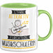 Musikschülerin Tasse Geschenk Becher Stark Attraktiv Furchtlos Musikschülerin Lustige Geschenkidee Grün Trendation