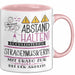 Straßenmusikerin Tasse Geschenk Lustig Abstand Halten Hochleistungs-Straßenmusikerin Mit Drang Zur Perfektion Bei Der Arbeit Rosa Trendation