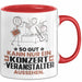 Konzertveranstalter Geschenk Tasse So Gut Kann Nur Ein Konzertveranstalter Aussehen Geschenkidee Kaffee-Becher Rot Trendation