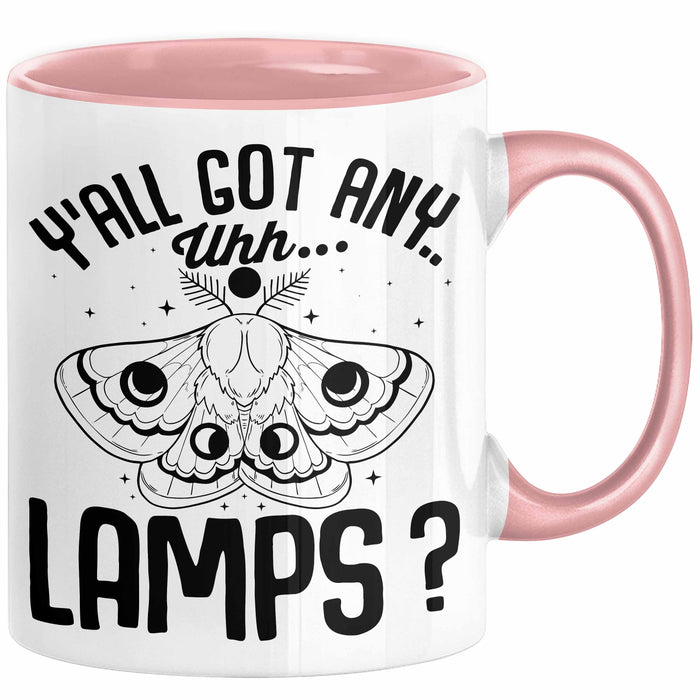 Dank Meme Tasse Geschenk Y'all Got Any Lamps Rosa Trendation