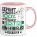 EDM-Enthusiast Geschenk Lustiger Spruch für EDM-Enthusiast Geschenkidee Bester EDM-Enthusiast Der Welt Rosa Trendation