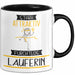 Läuferin Tasse Geschenk Becher Stark Attraktiv Furchtlos Läuferin Lustige Geschenkidee Trendation