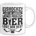 Eishockey Tasse Löst Die Meisten Meiner Probleme Bier Löst Den Rest Becher Geschenkidee Weiß Trendation