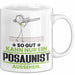 Posaunist Geschenk Tasse So Gut Kann Nur Ein Posaunist Aussehen Geschenkidee Kaffee-Becher Weiß Trendation