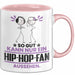 Hip-Hop-Fan Geschenk Tasse So Gut Kann Nur Ein Hip-Hop-Fan Aussehen Geschenkidee Kaffee-Becher Rosa Trendation