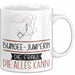Bungee-Jumperin Geschenk Tasse Becher Die Frau Die Allen Kann Geschenkidee für eine Bungee-Jumperin Lustig Weiß Trendation