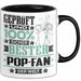 Pop-Fan Geschenk Lustiger Spruch für Pop-Fan Geschenkidee Bester Pop-Fan Der Welt Schwarz Trendation