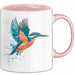 Eisvogel Vogel Tasse Geschenk Lustige Geschenkidee Spruch Rosa Trendation