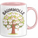 Schaf Tier Tasse Geschenk Baumwolle Geschenkidee Bauernhof Geschenkidee Lustig Rosa Trendation
