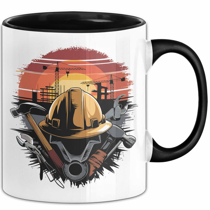 Bauarbeiter Tasse Geschenkidee für Bauarbeiter Trendation