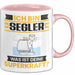Segler Tasse Geschenk für Segler Geburtstag Lustiger Spruch Kaffee-Becher Was Ist Deine Superkraft Rosa Trendation