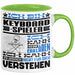 Keyboard-Spieler Geschenk Tasse Geschenkidee für Keyboard-Spieler Geburtstag Lustig Ich Bin Keyboard-Spieler Ich Kann Es Dir Erklären Aber Nicht Für Dich Verstehen Grün Trendation