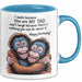 Papa Vater Geburtstagsfeier Tasse Geschenk Lustige Geschenkidee Spruch Ich Lächle Weil Du Mein Papa Bist Blau Trendation