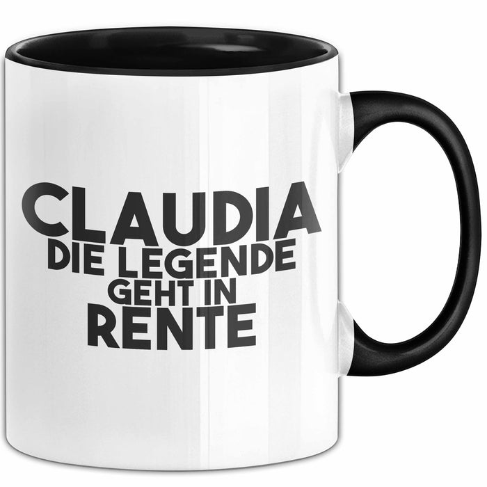 Claudia Tasse Claudia – Die Legende Geht In Rente Geschenk