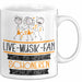 Live-Musik-Fan Weil Es Keinen Schöneren Beruf Gibt Tasse Geschenk für Eine Live-Musik-Fan Lustig Weiß Trendation
