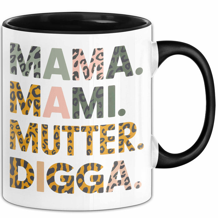 Mama Muttertag Tasse Becher Geschenk Lustige Geschenkidee Spruch Mama Mami Mutter Digga Trendation