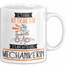 Mechanikerin Tasse Geschenk Becher Stark Attraktiv Furchtlos Mechanikerin Lustige Geschenkidee Weiß Trendation