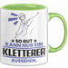 Kletterer Geschenk Tasse So Gut Kann Nur Ein Kletterer Aussehen Geschenkidee Kaffee-Becher Grün Trendation