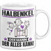 Halbenkel Tasse Geschenk für Halbenkel Der Mann Der Alles Kann Geschenkidee zum Geburtstag Weiß Trendation
