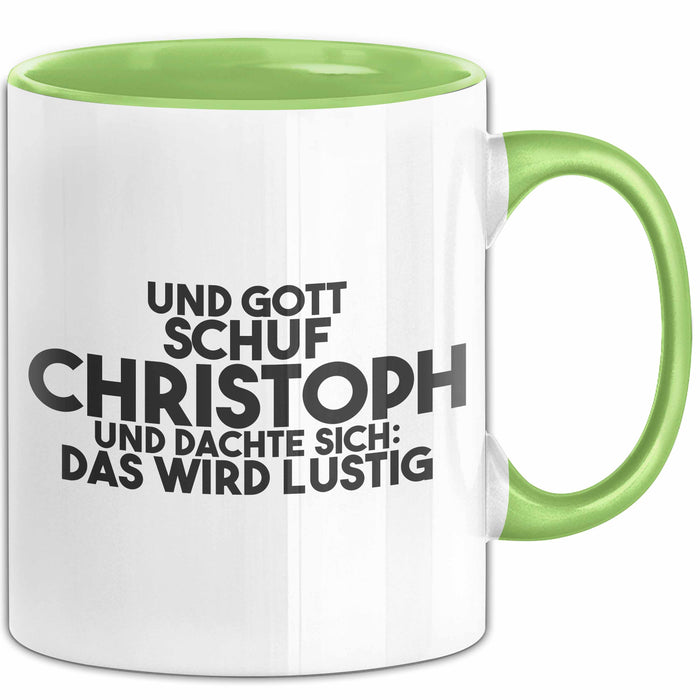 Christoph Tasse Und Gott Schuf Christoph Und Dachte Sich: Das Wird Lustig