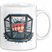 MMA Kämpfer Tasse Geschenkidee für Kampfsport Fans Weiß Trendation