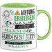 Hundebesitzerin Tasse Geschenk Lustiger Spruch Bitte Erheben Sie Sich Seine Majestät Die Hundebesitzerin Betritt Den Raum Grün Trendation